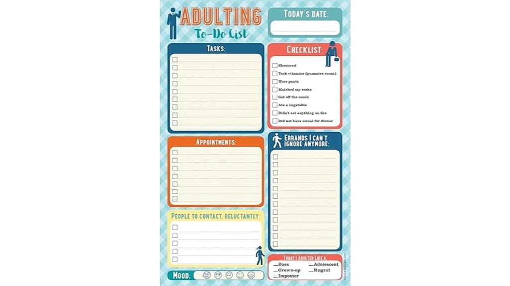 organized adulting task planner