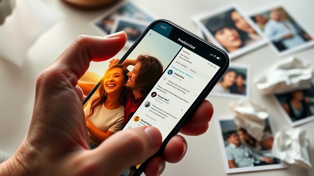 social media worsens breakups