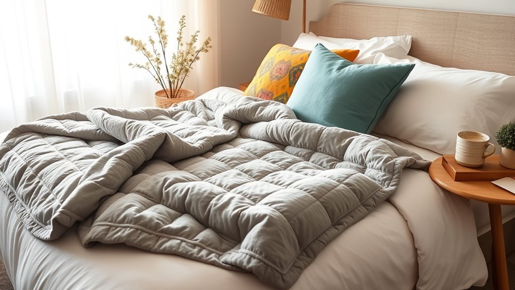 top anxiety relief weighted blankets