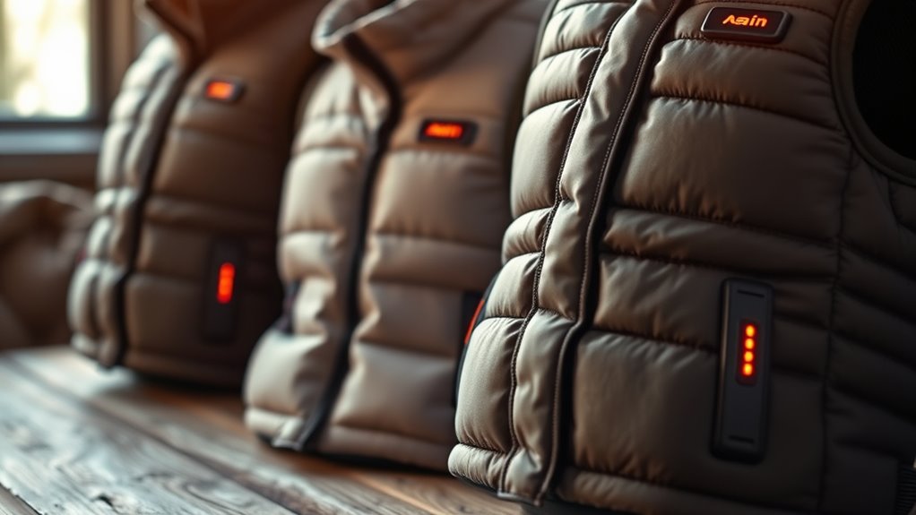 top men s heated vests