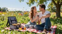 convenient couples picnic gear