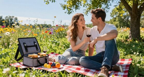 convenient couples picnic gear