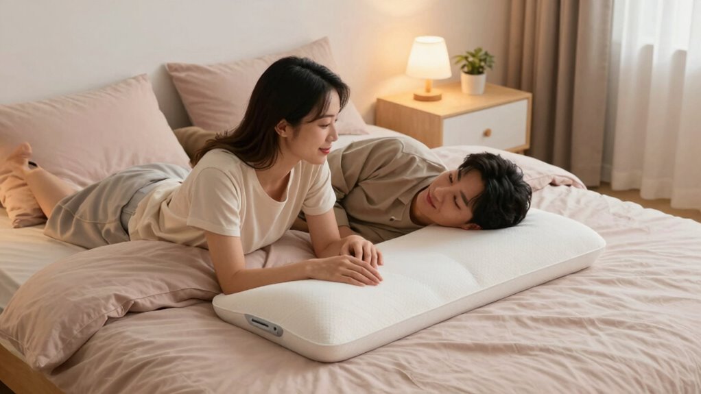 couples discuss sleep comfort