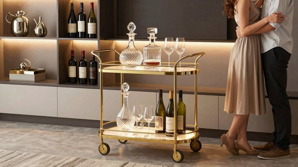 couples stylish barware