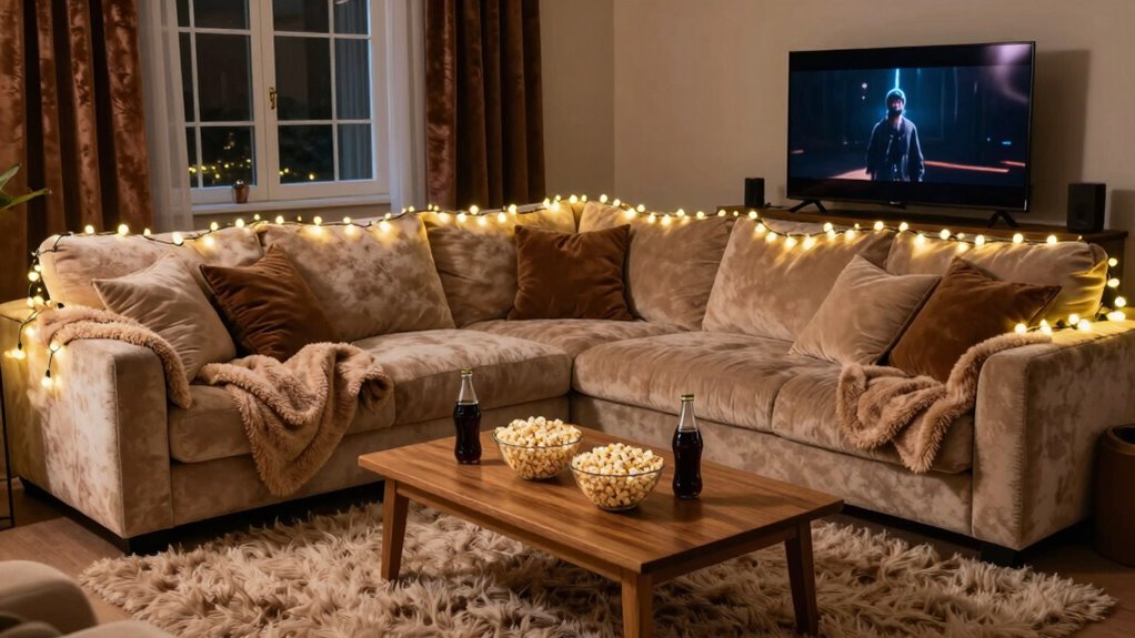 create cozy home theater