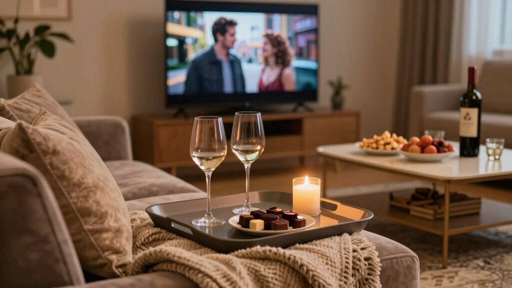 create intimate cozy ambiance