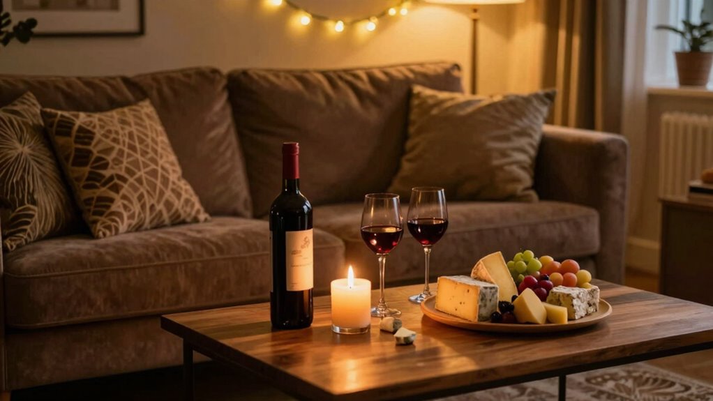 create intimate engaging home date