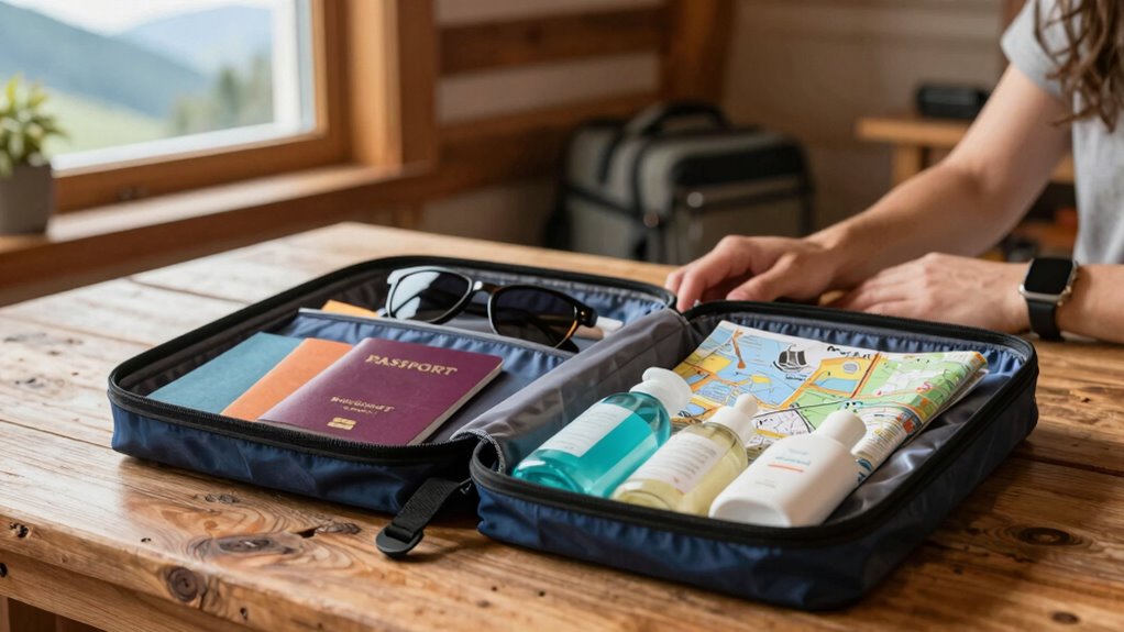 efficient organized travel packing