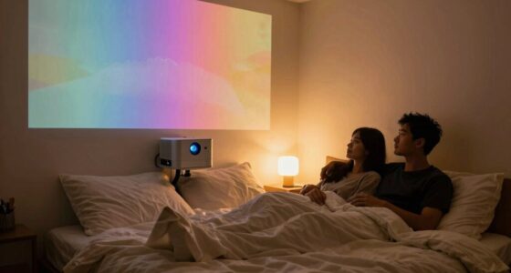 enhanced romantic bedroom ambiance