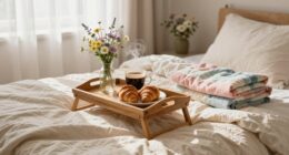 romantic morning indulgence