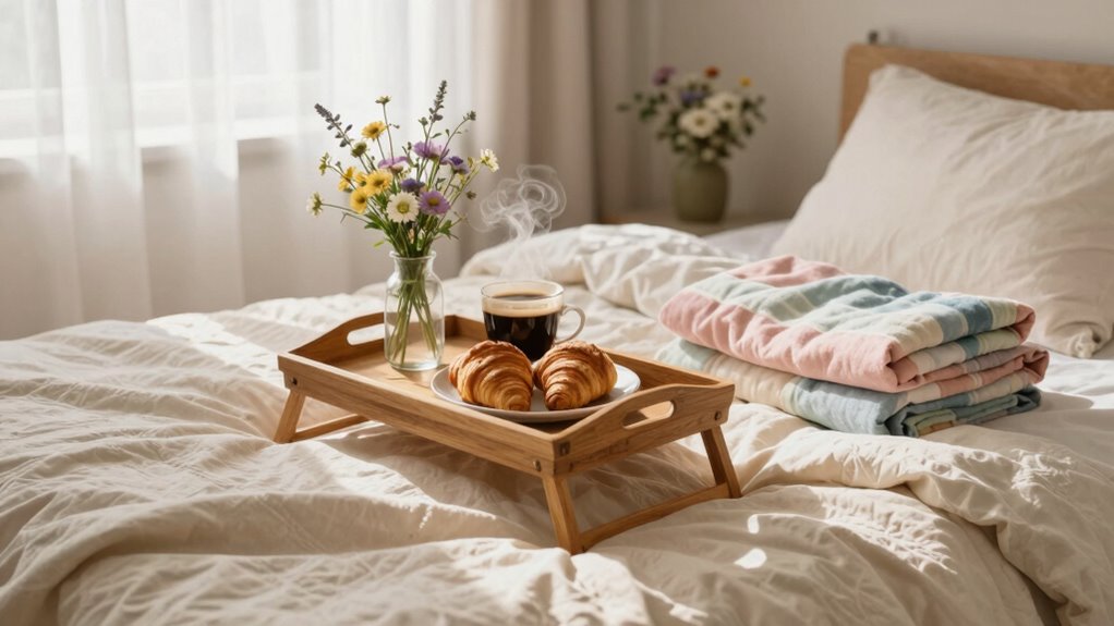 romantic morning indulgence