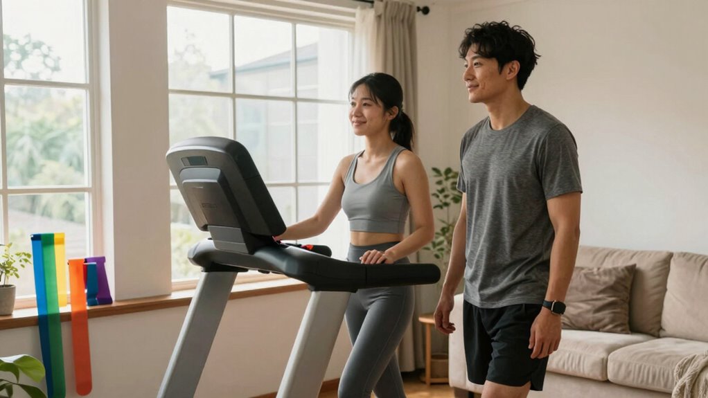 shared home fitness environment