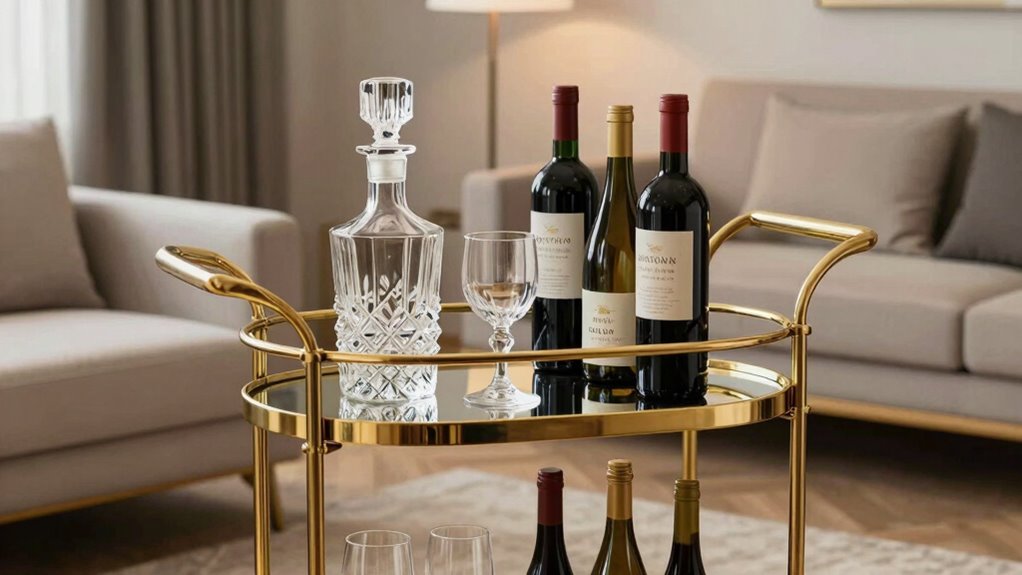 stylish functional home bar