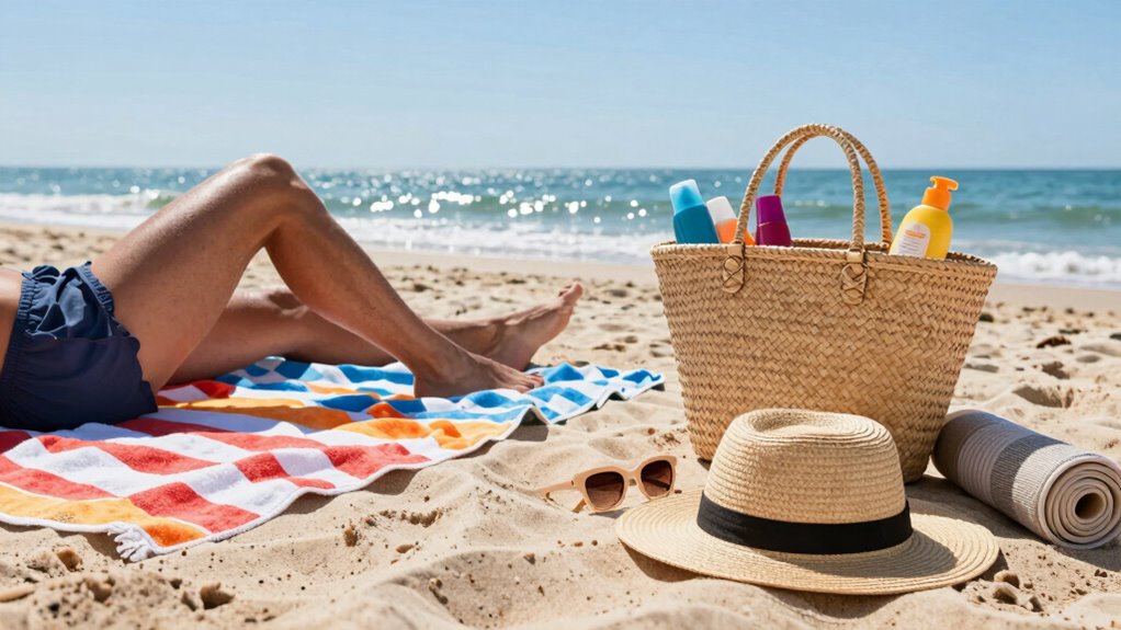 summer beach trip essentials
