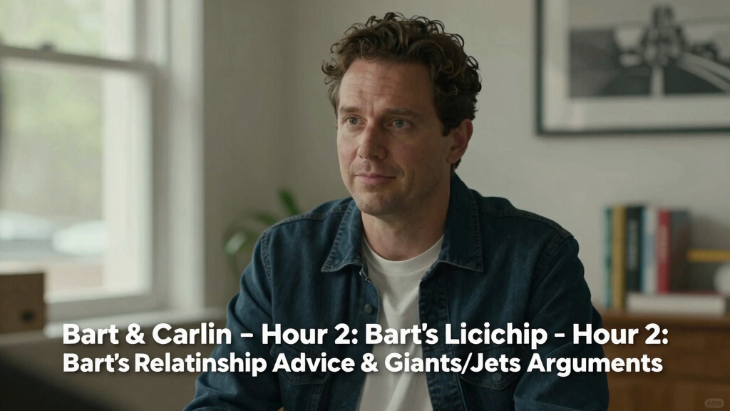 Bart & Carlin - Hour 2: Bart's Relationship Advice & Giants/Jets Arguments